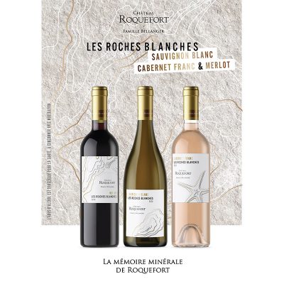 « LES ROCHES BLANCHES - CABERNET FRANC » UNE NOUVELLE COULEUR DANS LA COLLECTION