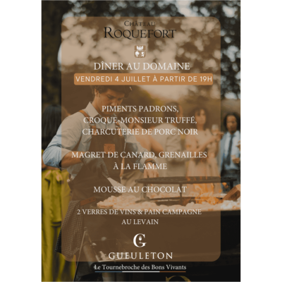 Diner Gueuleton 4 juillet 2025
