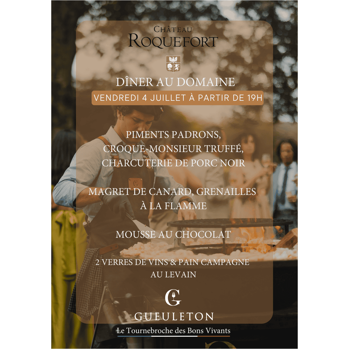 Diner Gueuleton 4 juillet 2025