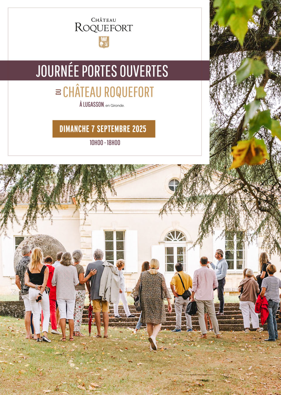Journée portes ouvertes Chateau Roquefort