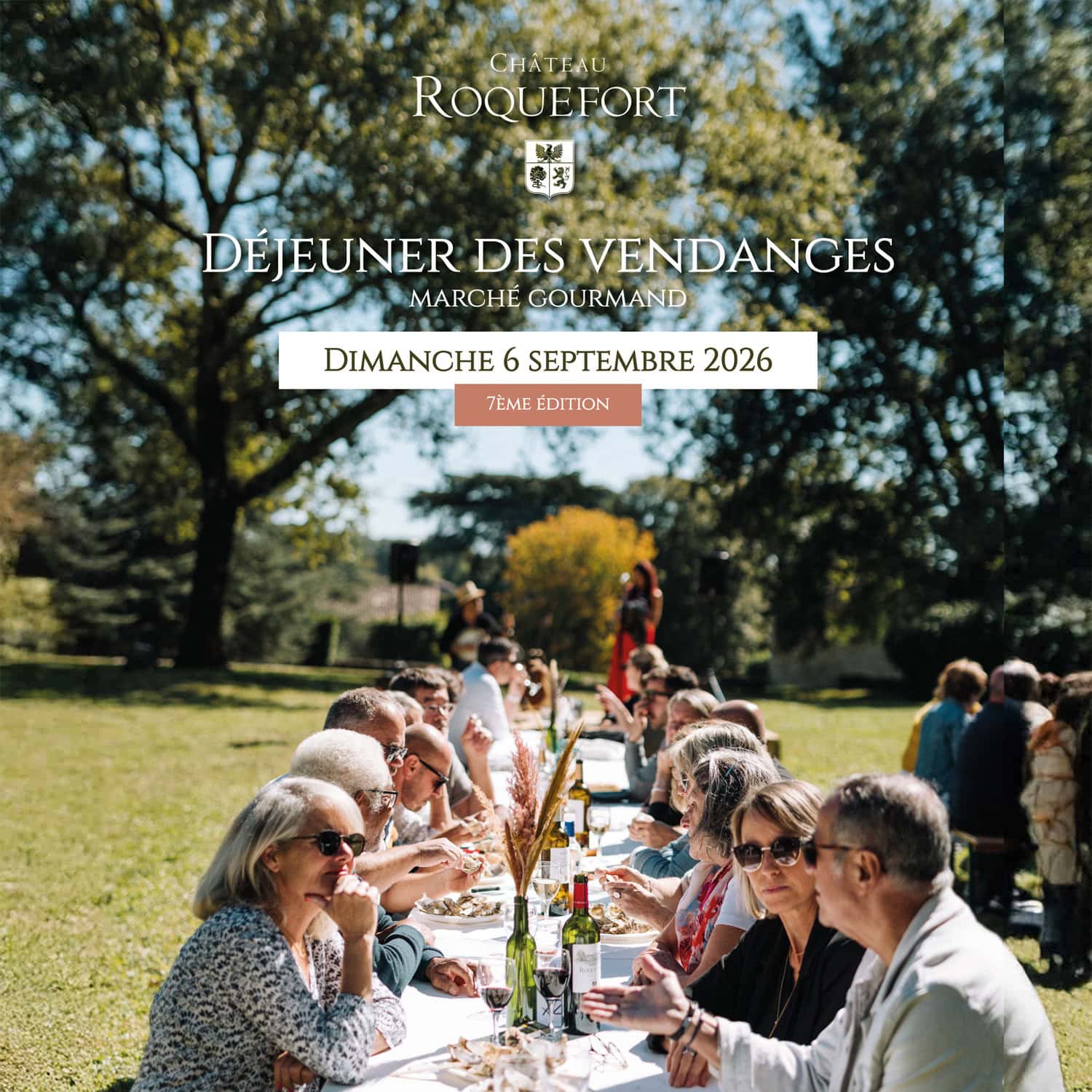 Roquefort déjeuner des vendanges le 6 septembre 2026